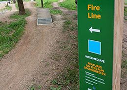 photo of line path as described in caption