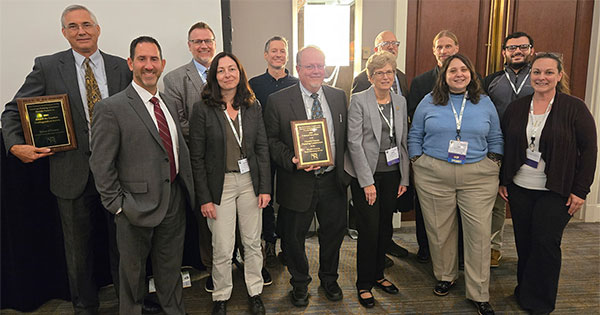 Staff Award with O'Leary